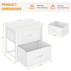 Stackable Storage Drawers - 2-Pack (4 Drawers Total)