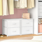 Stackable Storage Drawers - 2-Pack (4 Drawers Total)