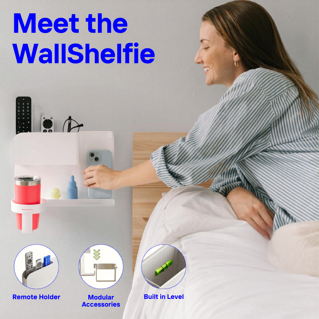 Bedside Wall Organizer & Dorm Decor