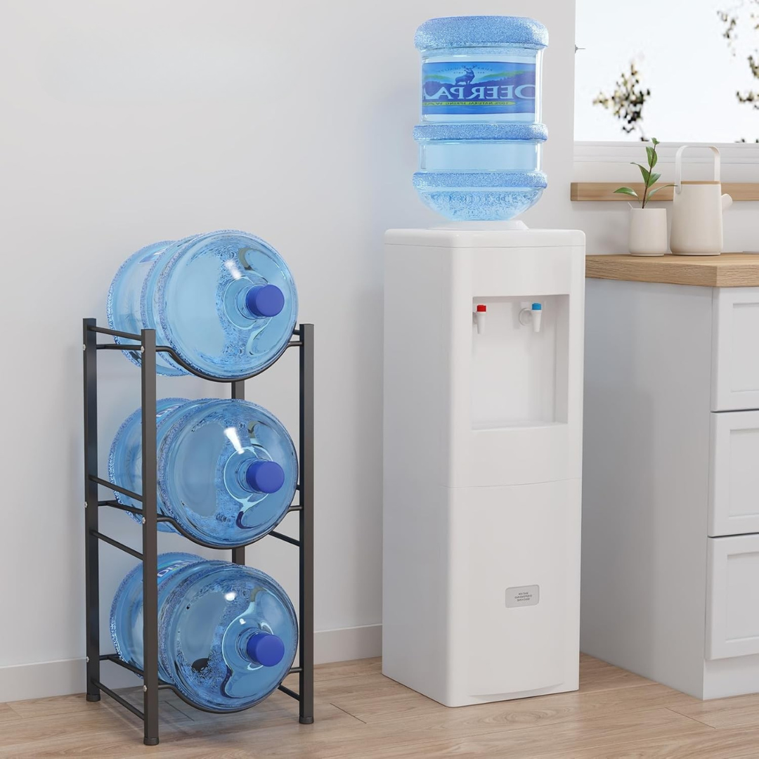 3 Tier Water Bottle Stand - 5 Gallon Water Jug Holder